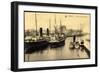 Ostende Westflandern, Le Port Et La Gare Maritime-null-Framed Giclee Print