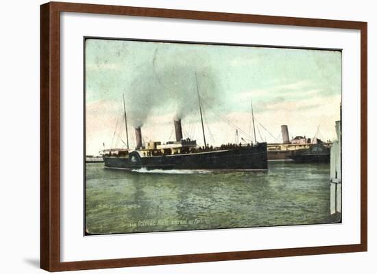 Ostende Westflandern, Malle Entrant Au Port, Hafen-null-Framed Giclee Print