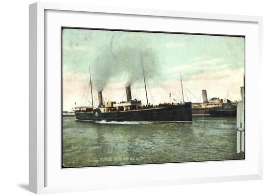 Ostende Westflandern, Malle Entrant Au Port, Hafen--Framed Giclee Print