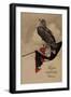 Ostern, Adler Auf Fahne Sitzend-null-Framed Giclee Print