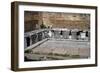 Ostia Antica. Latrine at the Domus of Triclini, Headquarters of the Guild of Builders. 2nd…-null-Framed Giclee Print