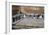 Ostia Antica. Latrine at the Domus of Triclini, Headquarters of the Guild of Builders. 2nd…-null-Framed Giclee Print