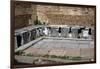 Ostia Antica. Latrine at the Domus of Triclini, Headquarters of the Guild of Builders. 2nd…-null-Framed Giclee Print