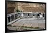 Ostia Antica. Latrine at the Domus of Triclini, Headquarters of the Guild of Builders. 2nd…-null-Framed Giclee Print