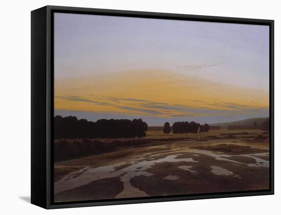 Ostra Preserve-Caspar David Friedrich-Framed Stretched Canvas