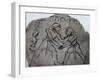 Ostrakon Showing Fight Scene, New Kingdom-null-Framed Giclee Print