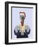 Ostrich, Carol Singing-Fab Funky-Framed Art Print