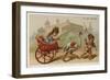 Ostrich Cart-null-Framed Giclee Print