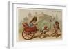 Ostrich Cart-null-Framed Giclee Print