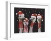 Ostrich, Christmas Gals-Fab Funky-Framed Art Print