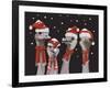 Ostrich, Christmas Gals-Fab Funky-Framed Art Print