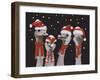 Ostrich, Christmas Gals-Fab Funky-Framed Art Print