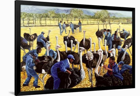 Ostrich Farm, 1988-Komi Chen-Framed Giclee Print