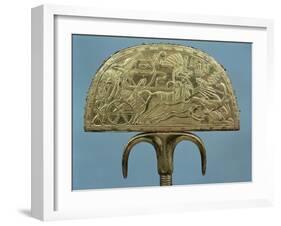 Ostrich-Feather Fan from the Tomb of Tutankhamun (circa 1370-1352 BC) New Kingdom-null-Framed Giclee Print