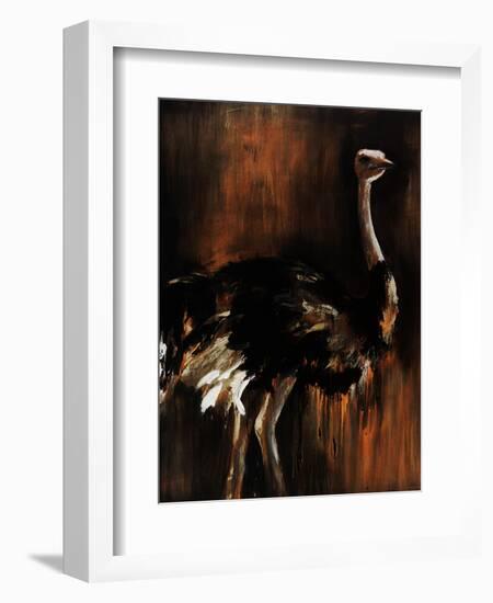 Ostrich-Sydney Edmunds-Framed Giclee Print