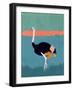 Ostrich-Pamela Munger-Framed Art Print