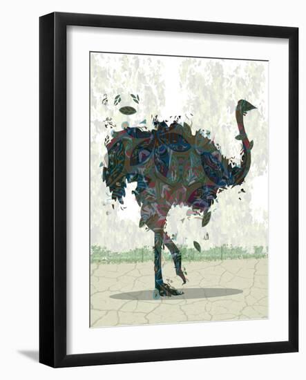 Ostrich-Teofilo Olivieri-Framed Giclee Print