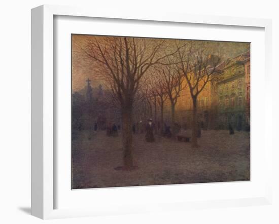 Ostrov Kampa, Prague, c1879-1906, (1906)-Vaclav Jansa-Framed Giclee Print