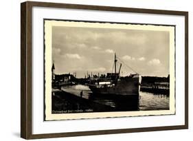 Ostseebad Stolpmünde, Blick Auf Den Hafen, Thea-null-Framed Giclee Print