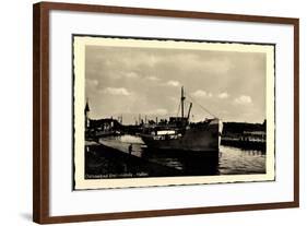 Ostseebad Stolpmünde, Blick Auf Den Hafen, Thea-null-Framed Giclee Print