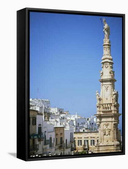 Ostuni, Puglia, Italy, Europe-Olivieri Oliviero-Framed Stretched Canvas