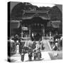 Osua Temple, Nagasaki, Japan, 1901-BL Singley-Stretched Canvas