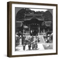 Osua Temple, Nagasaki, Japan, 1901-BL Singley-Framed Photographic Print