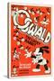 OSWALD THE LUCKY RABBIT, Oswald The Lucky Rabbit, 1935.-null-Stretched Canvas