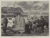 Ascension Day at Etretat, the Ceremony of Blessing the Sea-Oswaldo Tofani-Giclee Print