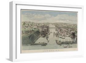 Oswego New York Harbor-null-Framed Art Print
