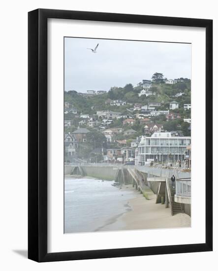 Otago Harbour, St. Clair, Otago, South Island, New Zealand, Pacific-Michael Snell-Framed Photographic Print
