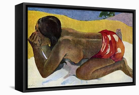 Otahi (Alon), 1893-Paul Gauguin-Framed Stretched Canvas