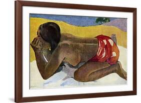 Otahi (Alon), 1893-Paul Gauguin-Framed Giclee Print