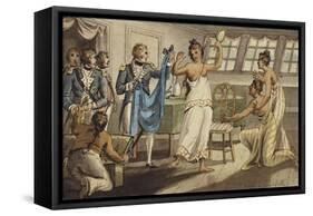 Otahitiano', from the Voyages of Captain Cook-Isaac Robert Cruikshank-Framed Stretched Canvas