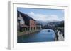 Otaru canal, Otaru, Hokkaido, Japan, Asia-Michael Runkel-Framed Photographic Print