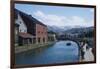 Otaru canal, Otaru, Hokkaido, Japan, Asia-Michael Runkel-Framed Photographic Print