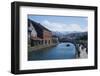 Otaru canal, Otaru, Hokkaido, Japan, Asia-Michael Runkel-Framed Photographic Print