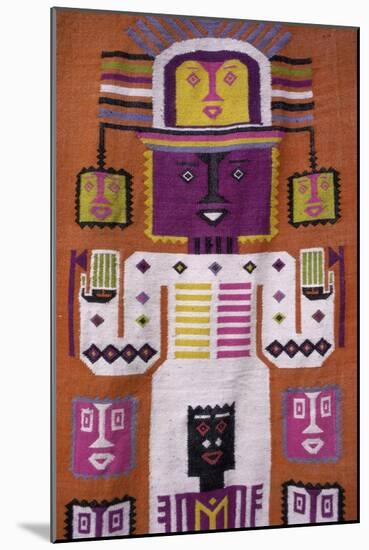 Otavalo Indian Weaving-null-Mounted Giclee Print