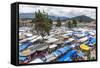 Otavalo Market, Imbabura Province, Ecuador, South America-Gabrielle and Michael Therin-Weise-Framed Stretched Canvas