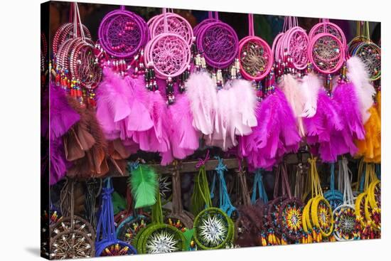 Otavalo Market, Souvenir Shop, Imbabura Province, Ecuador, South America-Gabrielle and Michael Therin-Weise-Stretched Canvas