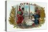 Otello Brand Cigar Box Label, Opera by Verdi based on Shakespeare's Othello-Lantern Press-Stretched Canvas