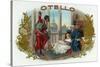 Otello Brand Cigar Box Label, Opera by Verdi based on Shakespeare's Othello-Lantern Press-Stretched Canvas