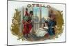 Otello Brand Cigar Box Label, Opera by Verdi based on Shakespeare's Othello-Lantern Press-Mounted Art Print