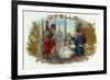 Otello Brand Cigar Box Label, Opera by Verdi based on Shakespeare's Othello-Lantern Press-Framed Art Print