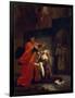 Othello, Act I, Scene 3: Desdemona at the Feet of Her Father, 1852 (Oil on Canvas)-Ferdinand Victor Eugene Delacroix-Framed Giclee Print