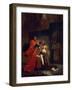 Othello, Act I, Scene 3: Desdemona at the Feet of Her Father, 1852 (Oil on Canvas)-Ferdinand Victor Eugene Delacroix-Framed Giclee Print