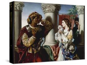 Othello and Desdemona, 1859-Daniel Maclise-Stretched Canvas