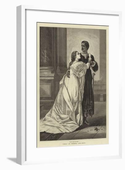 Othello and Desdemona, after Herrick-null-Framed Giclee Print