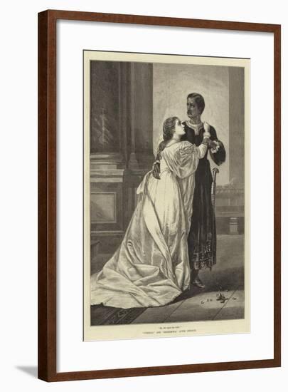 Othello and Desdemona, after Herrick-null-Framed Giclee Print