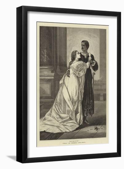 Othello and Desdemona, after Herrick-null-Framed Giclee Print